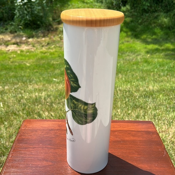 Portmeirion Pomona Susan William-Ellis Roman Apricot Storage Jar Canister - Picture 7 of 12